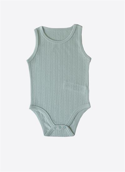 Organik Jeremy Atlet Body Çocuk Boy Mavi