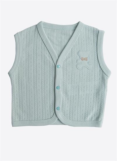 Organik Jeremy Yelek Mavi