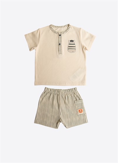 Organik Jungle Buddies 2li Takım Natural