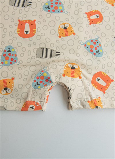 Organik Jungle Bundle 2li Şort Tulum Natural