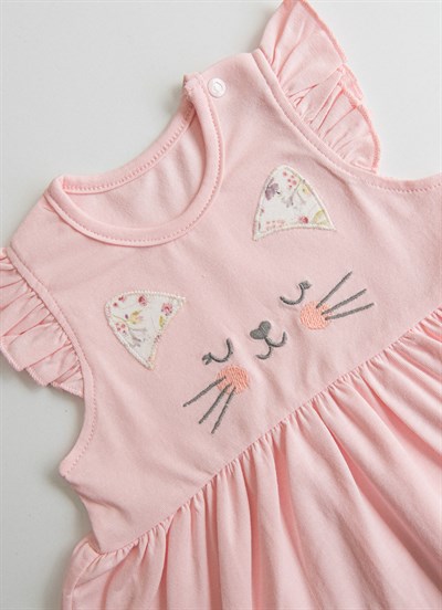 Organik Kiki Elbise Pembe