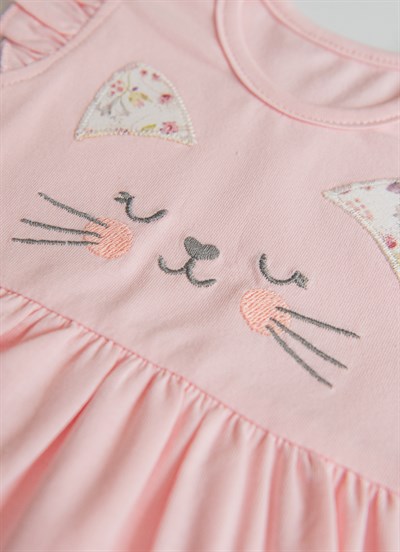 Organik Kiki Elbise Pembe