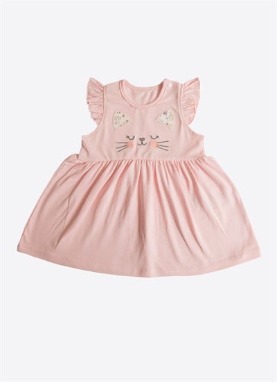 Organik Kiki Elbise Pembe