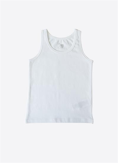 Organik Klasik 3lü Erkek Atlet Beyaz