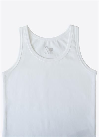 Organik Klasik 3lü Erkek Atlet Beyaz