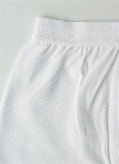 Organik Klasik 3lü Erkek Boxer Beyaz