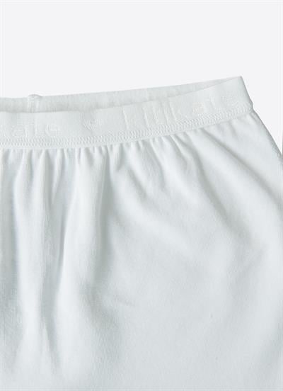 Organik Klasik 3lü Kız Boxer Beyaz