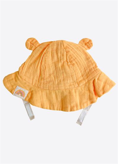 Organik Lamur Şapka Sarı