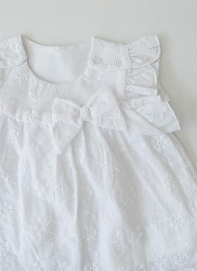 Organik Latifa Elbise Beyaz