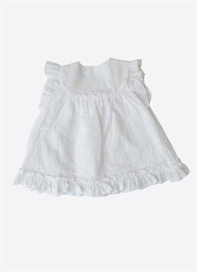 Organik Latifa Elbise Beyaz