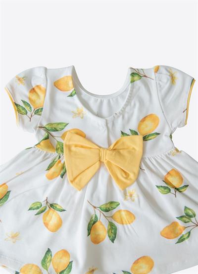 Organik Lemony Elbise Beyaz