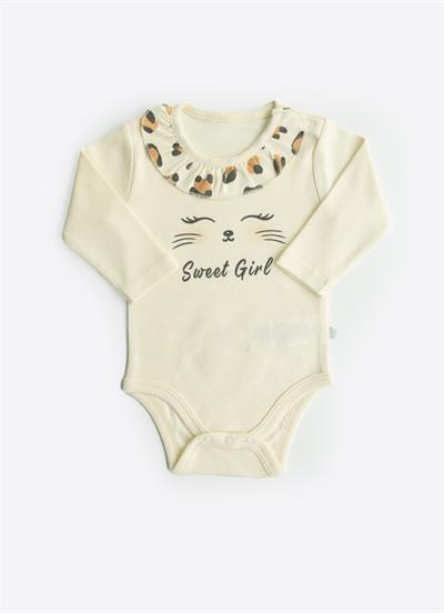 Organik Leopar 3lü Takım Natural