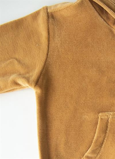 Organik Letonya Kadife 2li Takım Hardal