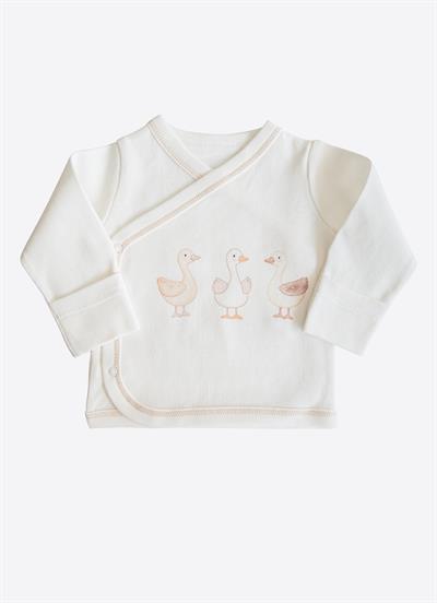 Organik Lil Ducky 10lu Hastane Çıkış Seti Ekru