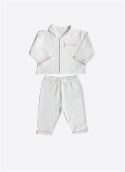 Organik Lily 2li Pijama Takımı Pembe