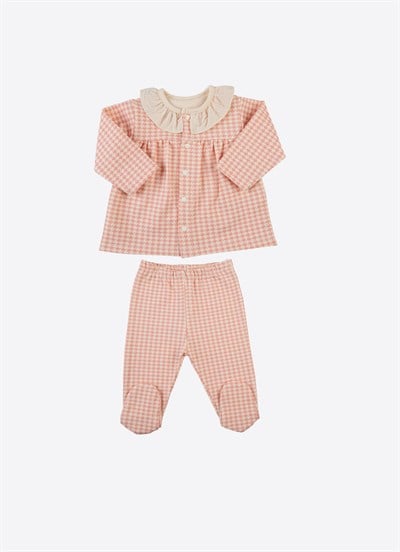 Organik Lina 2li Takım Pembe