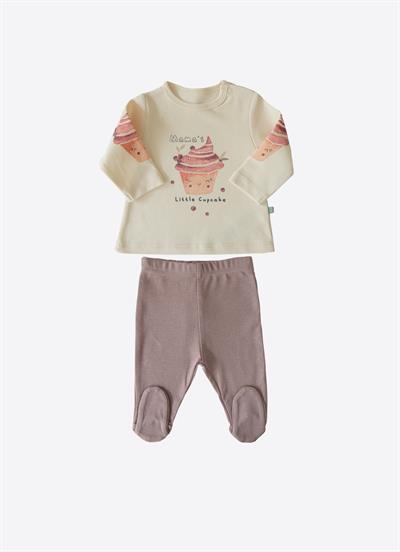 organik Little Cupcake 2li Takım Natural