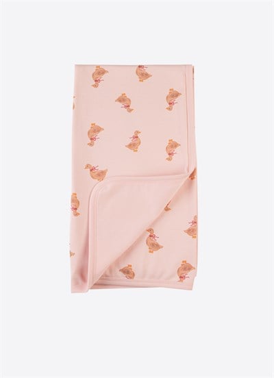Organik Little Duck Battaniye Pembe