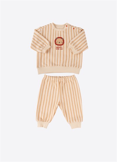 Organik Little Lion 2li Takım Natural