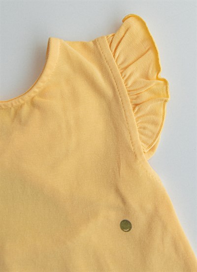 Organik Little Marmaid Elbise Sarı