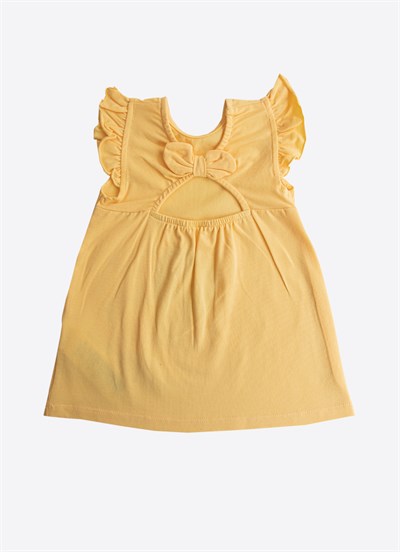 Organik Little Marmaid Elbise Sarı