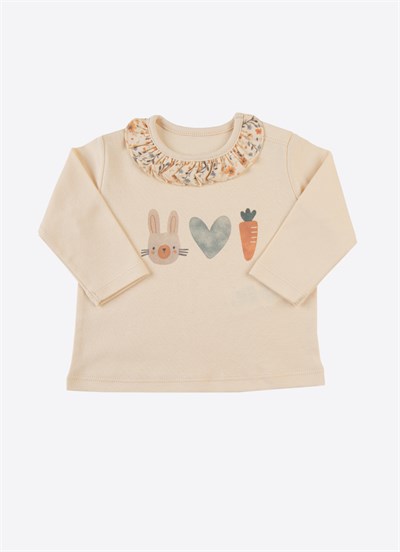 Organik Love Carrot 3lü Takım Bej