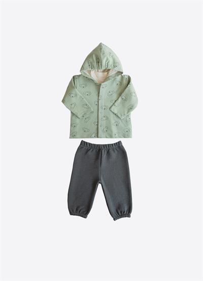 Organik Love Koala 3lü Takım Yeşil