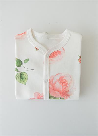 Organik Love Roses 3lü Takım Ekru