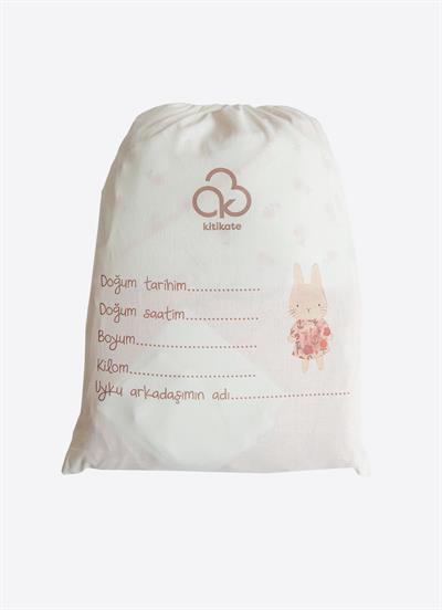 Organik Lovely Flowers 12li Hastane Çıkış Seti Pembe