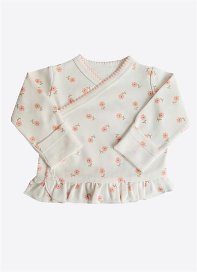 Organik Lovely Flowers 12li Hastane Çıkış Seti Pembe