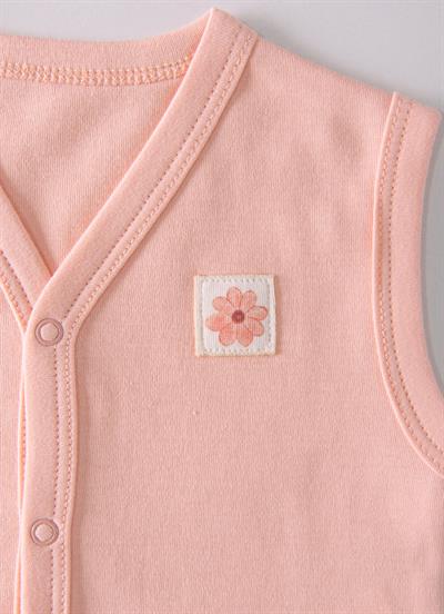 Organik Lovely Flowers 4lü Tulum Set Pembe