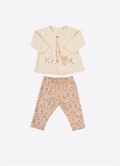 Organik Mamas Girl 2li Takım Natural
