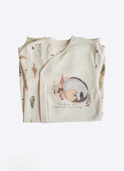 Organik Mamas Hug Uyku Tulumu Bej