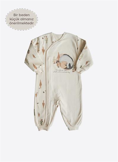 Organik Mamas Hug Uyku Tulumu Bej