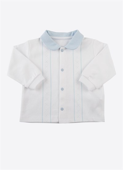 Organik Marco 2li Pijama Takımı Mavi