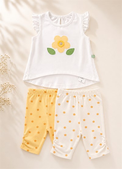 Organik Matilda 3lü Takım Sarı