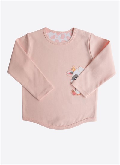 Organik Maya 2li Pijama Takımı Pembe
