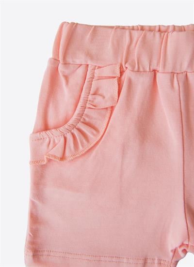 Organik Mellow 2li Şort Sarı Pembe