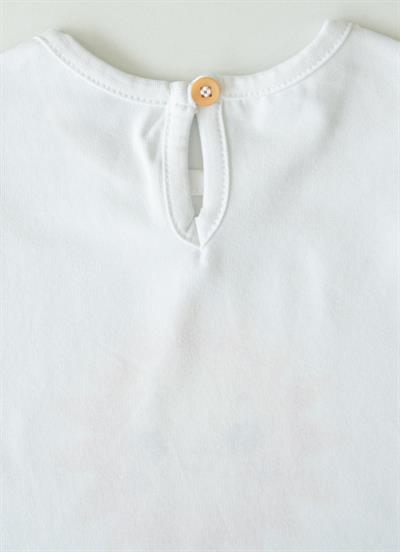 Organik Mellow 2li T-Shirt Beyaz Pembe