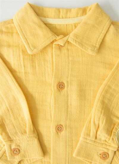 Organik Mia Gömlek Sarı