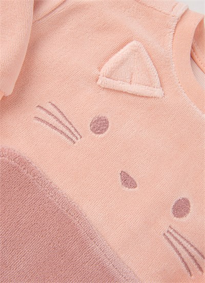 Organik Mil Cat 2li Takım Pembe
