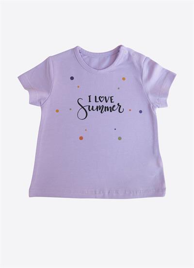 Organik Mira 3lü T-Shirt Çok Renkli