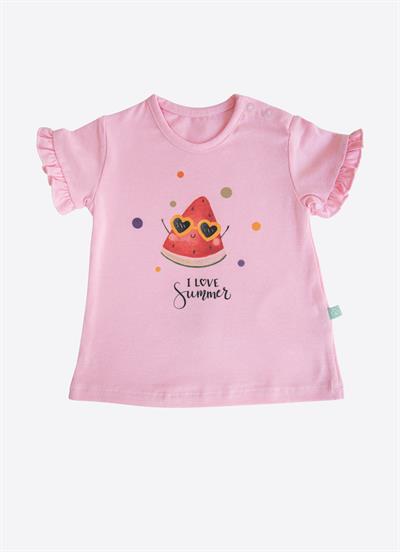 Organik Mira 3lü T-Shirt Çok Renkli