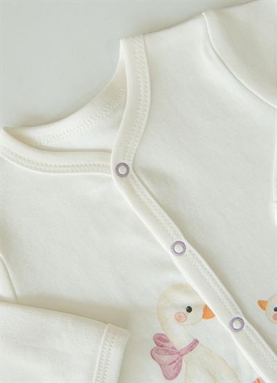 Organik Mummy Goase 2li Takım Ekru