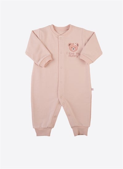 Organik Mumy Patiksiz Tulum Pembe