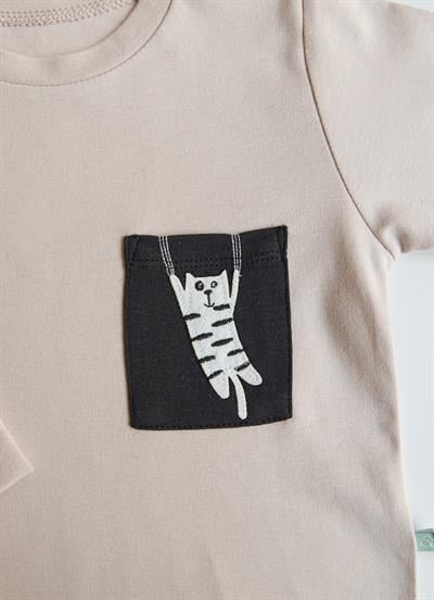 Organik Myron 2li Pijama Takımı Siyah