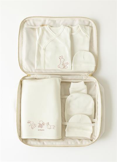 Organik New Basic 10lu Hastane Çıkış Seti Ekru