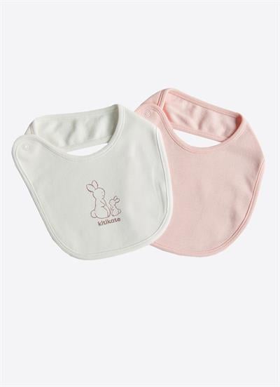 Organik New Basic 2li Önlük Pembe-Ekru