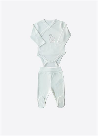 Organik New Basic 2li Takım Ekru