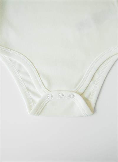 Organik New Basic Atlet Body Çocuk Boy Ekru